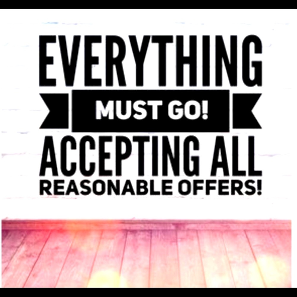 Everything must go